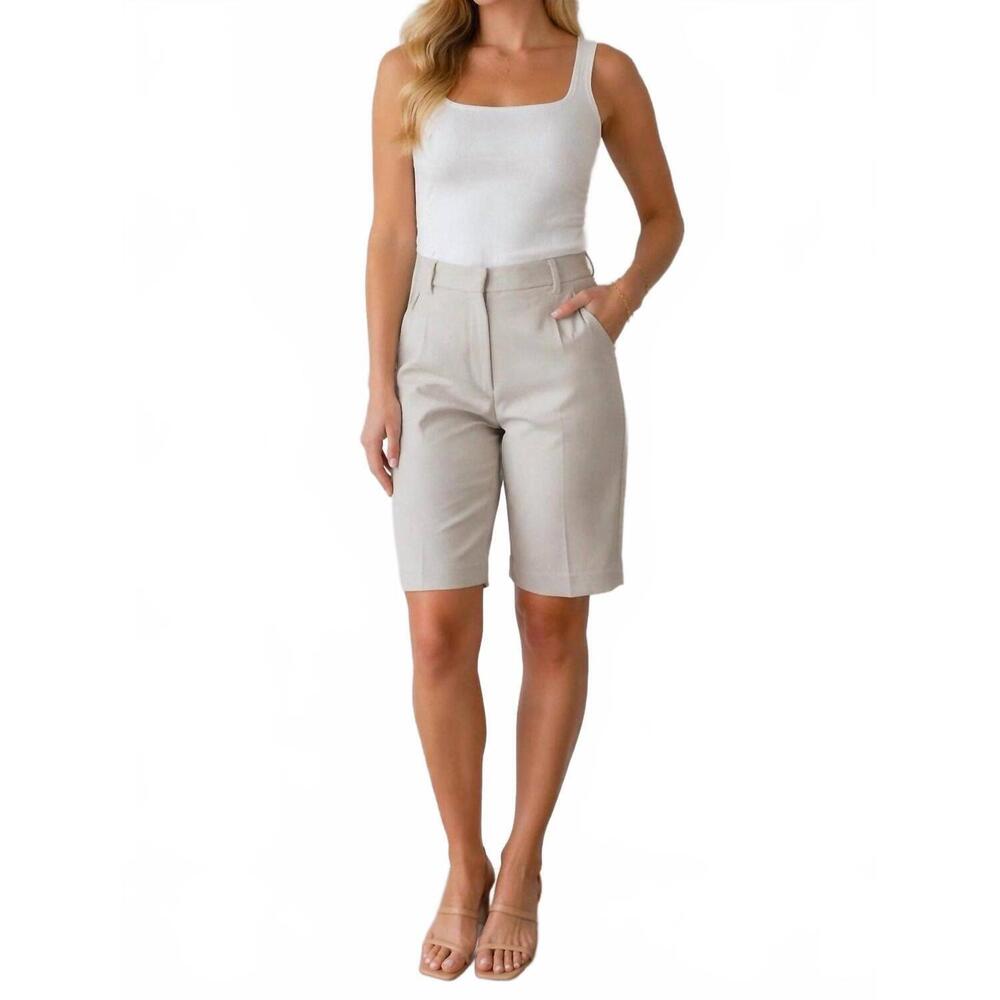 NEW BRUNELLO CUCINELLI embellished shorts in beige